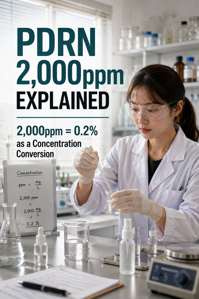 Anua PDRN mist review explaining what 2,000ppm PDRN means without overstating performance