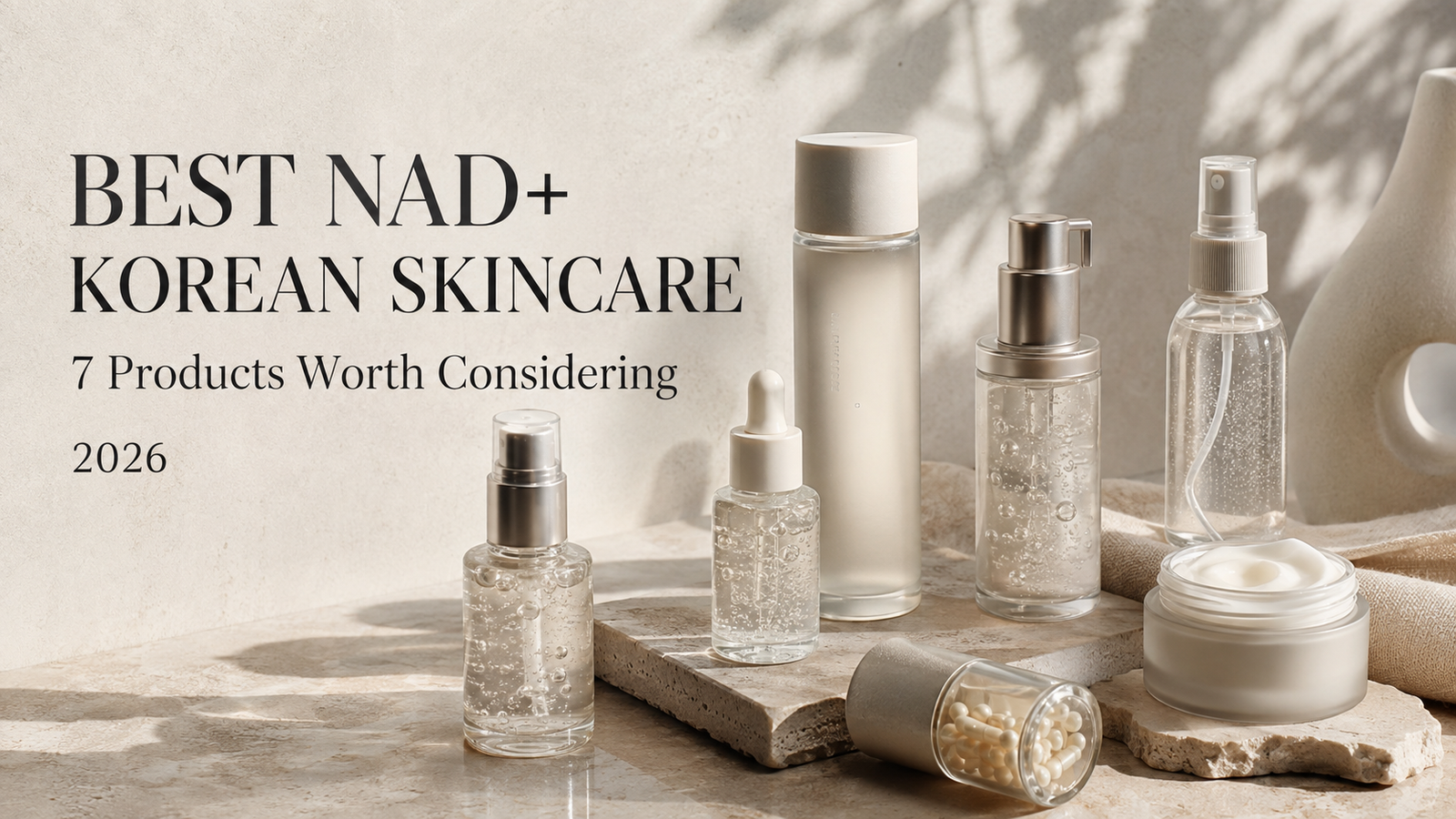 Editorial comparison of the best NAD plus Korean skincare products to consider in 2026