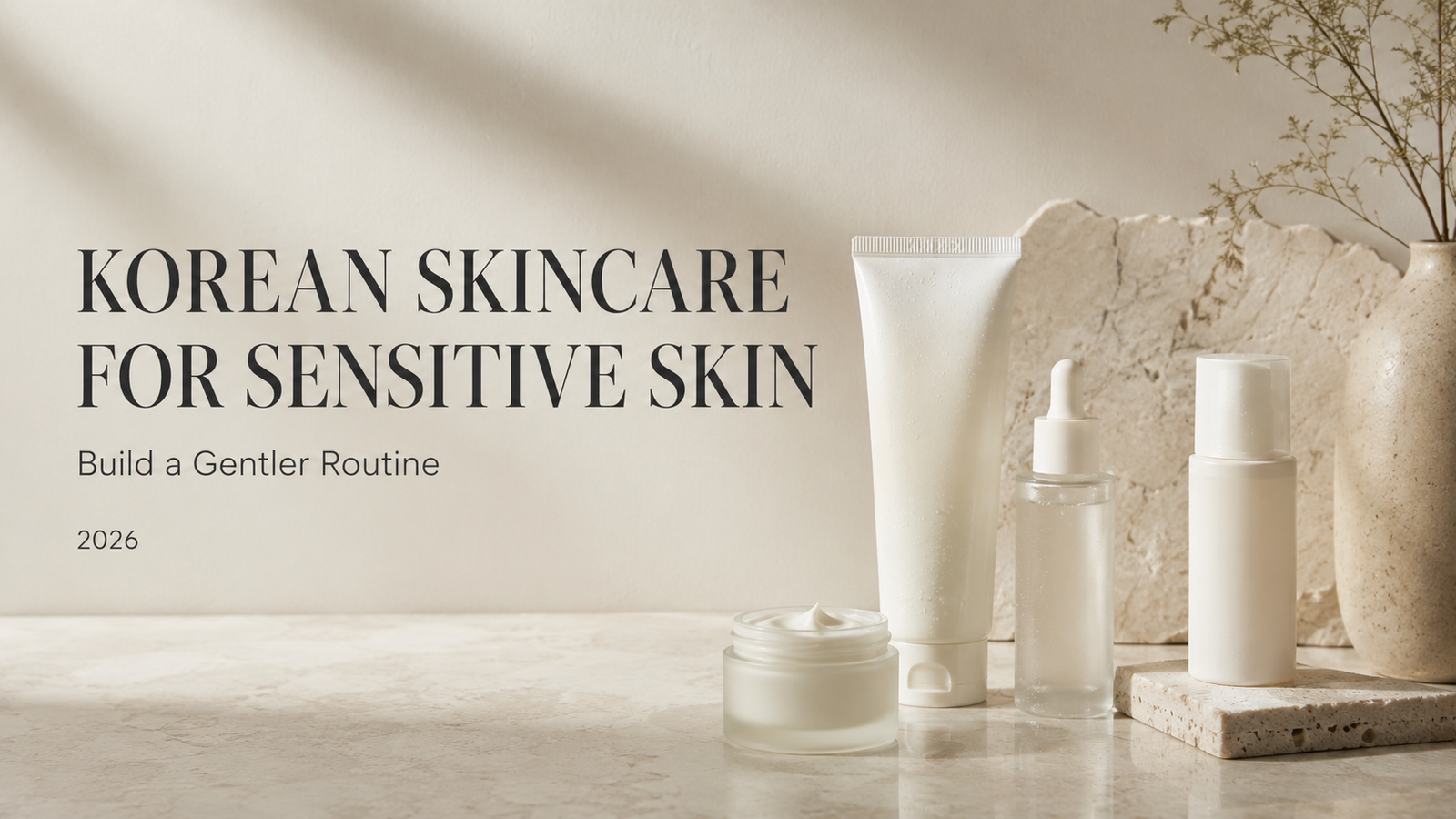 Editorial guide to building a simple Korean skincare routine for sensitive skin