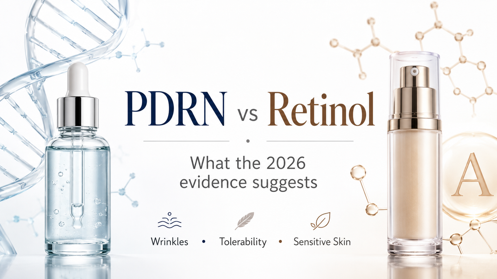 PDRN vs retinol evidence comparison in 2026