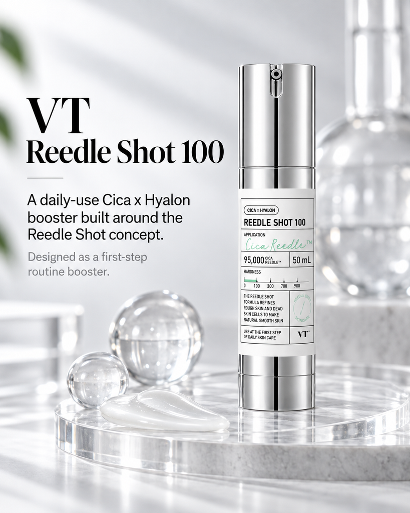 VT Reedle Shot 100 Daily Booster and Cica Reedle formula